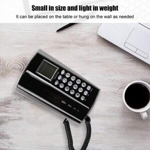 Landline Phone, Small Business Corded Telephone with Caller ID Display, Retro Desktop Cord Telephone for Home, Office, Hotel