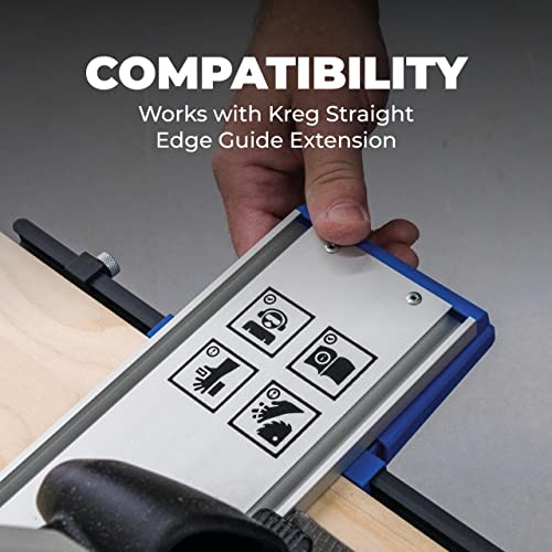 Kreg KMA4700-E Straight Edge Guide XL - 8 Ft - For Circular Saw - For Cross Cut & Rip Cut - Aluminum Guide Rails - Carpentry Tools & Accessories