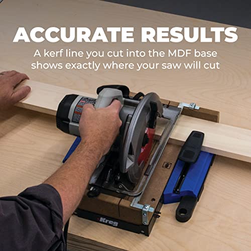 Kreg KMA4100 Crosscut Station - For Miter Saw Results - Variable Circular Saw Guide - Portable Crosscut Station - Carpentry Tools & Accessories