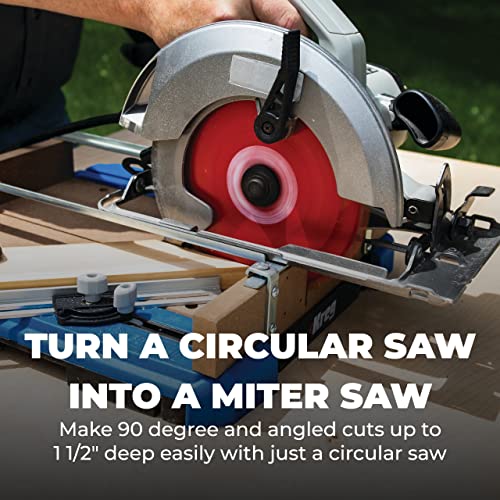 Kreg KMA4100 Crosscut Station - For Miter Saw Results - Variable Circular Saw Guide - Portable Crosscut Station - Carpentry Tools & Accessories