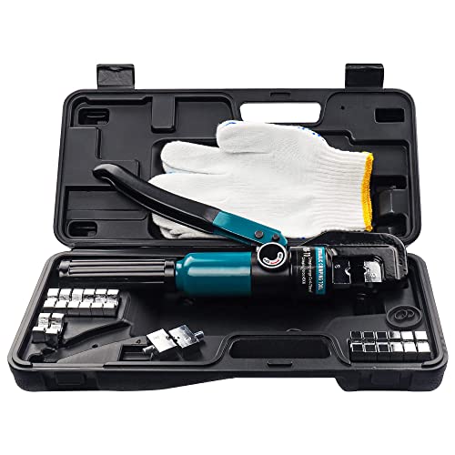 Steel DN Mate Hydraulic Crimping Tool/Hydraulic Crimper with Dies for Stainless Steel Cable Railing Hardware,Battery Cable Crimping Tool DC01