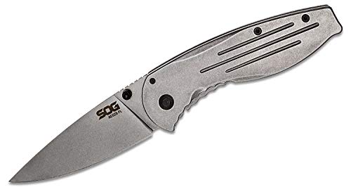 SOG Knives Aegis Frame Lock Folding Knife, black