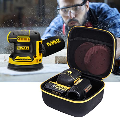 Khanka Hard Travel Case Compatible with DEWALT 20V MAX Orbital Sander (DCW210B), Case Only