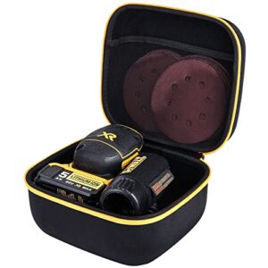 Khanka Hard Travel Case Compatible with DEWALT 20V MAX Orbital Sander (DCW210B), Case Only