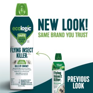 Ecologic Flying Insect Killer, Kills Fruit Flies, Mosquitos, Gnats and Other Insects, (Aerosol Spray) 14 fl Ounce
