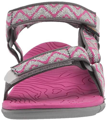 Teva Girls Hurricane 3 Sandal, Balboa Fucshia RED, 7 Toddler