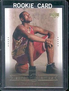 2003 upper deck #26 challenging times lebron james cavaliers nba rookie card - basketball slabbed rookie cards