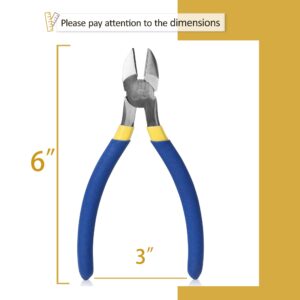 Mr. Pen- Wire Cutter, 6 Inch, Wire Cutters, Diagonal Wire Cutters, Flush Cutter, Nippers, Side Cutters, Flush Cutters, Diagonal Cutter, Cutting Pliers, Floral Wire Cutter, Wire Pliers