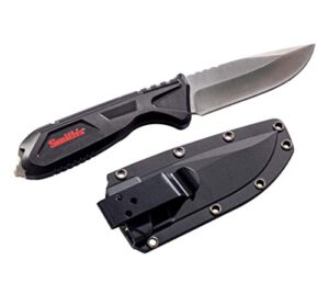 smith's 51243 edgework-site fixed blade knife, black