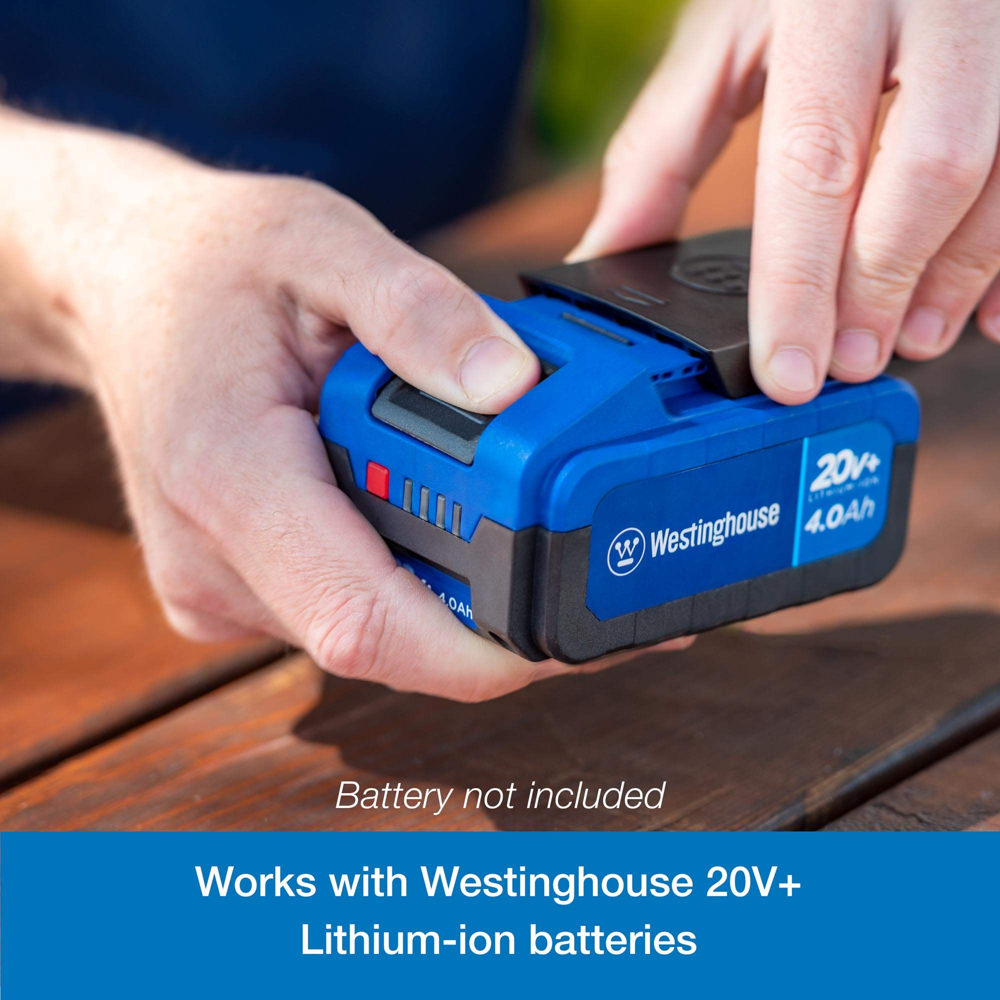 Westinghouse Outdoor Power Equipment 20V Cordless Power Inverter with Dual USB Ports, Black