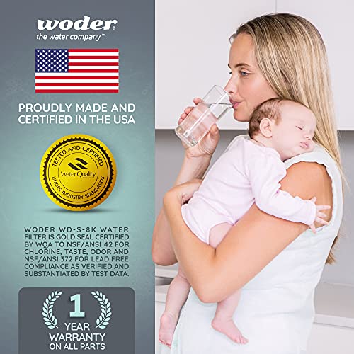 Woder WD-G4-REP (Replacing the older WD-S-8K) Replacement Cartridge for WD-G4 (Singles) and WD-D-FRM-G4, WD-D-20M-G4 and WD-D-HM-G4 (as 2nd Stage) – USA Made (Gen4)