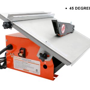 VIYUKI Tile Cutter Saw Portable Wet Cutting Porcelain Tile Cutter Table Saw 7-Inch Wet Tile Saw