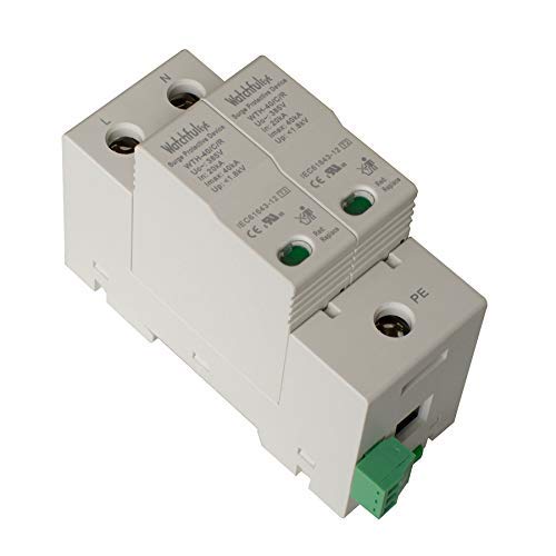 WatchfulEyE WTH-40/C/R/2P-275 Whole House Surge Protector DIN-Rail Mounted Single Phase MCOV 275VAC