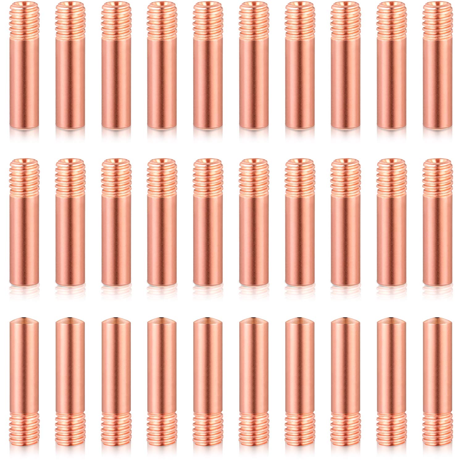 30 Pieces Contact Tip Welding Contact Tip MIG Welder Contact Tips MIG Welding Gun Accessory 0.035 Compatible with Hobart H-9/10-9/10 MIG Welder