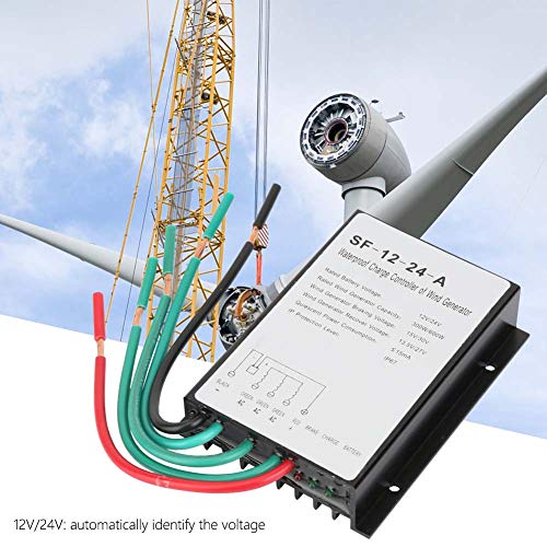 Controller for 12V/24V 300W/600W Automatic Wind Turbine with Controller for Wind Generator for Sunlight and Power Plant