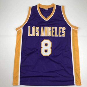 Autographed/Signed Kobe Bryant #8 Los Angeles LA Purple Basketball Jersey PSA/DNA COA