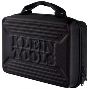 klein tools vdv770-125 replacement carrying case for scout pro 3 series testers and test + map remotes, black