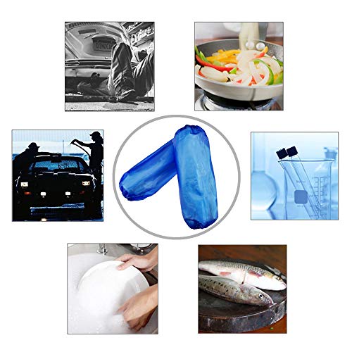 Waterproof Oversleeves for arms, Oversleeves Protector for Cooking, Oilproof Arm Sleeves Covers, PVC Butcher Sleeve for Dish Washing, Gardening, Cleaning Fish, Car Washing, Painting and Dog Grooming