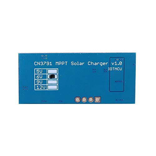 Hailege CN3791 Solar Charge Controller Board MPPT 1 Cell LiPo Battery Charge 12V Solar Panel Charger Regulator Control Module JST PH2.0 Auto Recharge for Battery with Cables