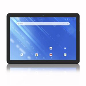 tablet 10 inch android tablets, google certified, 2+32gb, 5ghz/2.4ghz wifi, 1280×800 hd ips display, wifi, bluetooth, dual camera, 6000mah battery, black/silver (black 2, 2.4wifi)
