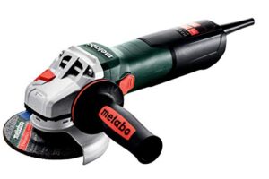 metabo 4-1/2-5-inch angle grinder | 11 amp | 11,000 rpm | lock-on slide switch | made in germany | w 11-125 quick | 603623420, green
