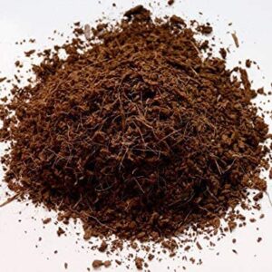 Loose Coconut Coir Mix, Coconut Coir for Gardening, and Reptile Substrate, All Natural, PH Balanced Double Washed Coco Peat 4qt