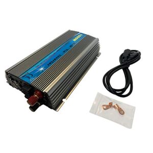 KRXNY 1000W Grid Tie Inverter 20-45V DC Input 110V AC Output Stackable MPPT Pure Sine Wave Solar Power for 24V 30V 36V Solar Panel