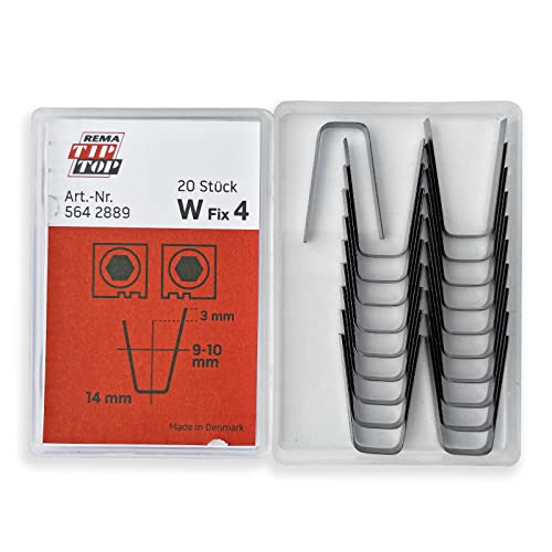 Rema Tip Top 20 W-4 Tire Regroover Angle Edge Blades, 9-10mm Wide, up to 14mm deep, W Fix 4