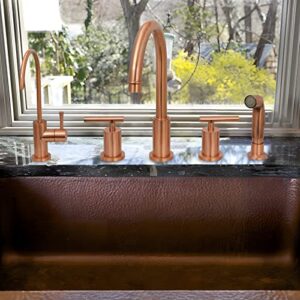 One-Handle Black and Rose Gold Drinking Water Filter Faucet Water Purifier Faucet (Copper)