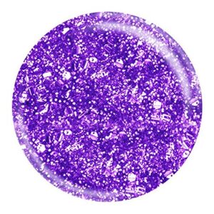 L.A. Colors Glitter Vibes Nail Polish (Purple-Razzi)