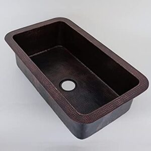 Copper Kitchen Sink Round Corners