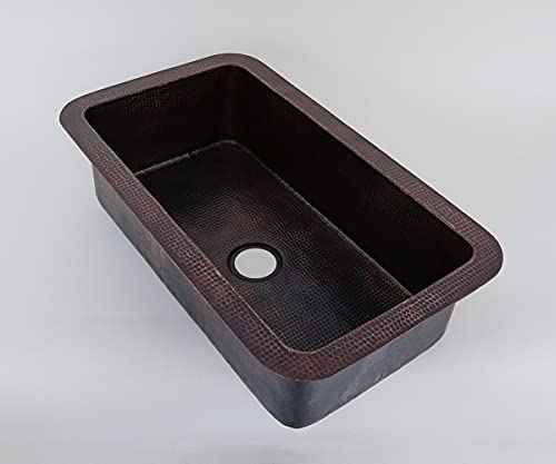 Copper Kitchen Sink Round Corners