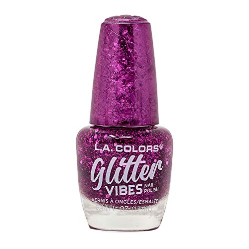 L.A. Colors Glitter Vibes Nail Polish (City Girl)