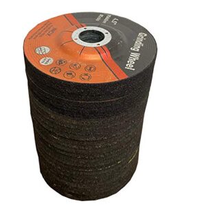 Grinding Wheel for Grinders，Grinding Wheel for Metal ，Aggressive Grinding for Metal (25 Pack, 4.5 Inch，1/4" Thick, 7/9")
