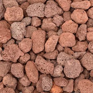 Stanbroil Lava Rock Granules, Decorative Landscaping for Fire Bowls, Fire Pits, Gas Log Sets, Indoor or Outdoor Fireplaces - 10 Pounds(1 1/5" - 2")