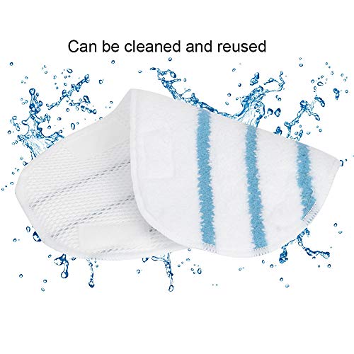 Professional Microfiber Cloth Replacement, Mop Replacement Kits for PurSteam ThermaPro 10 in 1 Steaming Mop,Mop Pads-washable-reusable-durable