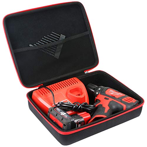 Aenllosi Hard Carrying Case Replacement for Milwaukee Electric Tools MLW2504-20/2407-20 M12 Hammer Drill