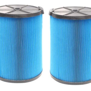 2 Pack 3-Layer VF5000 Replacement Filter for Ridgid 5-20 Gallon Wet Dry Vacuums, fits RV2400A RV2400HF RV2600B WD06700 WD0671 WD0671EX0 WD0970 WD09700 WD0970EX0 WD0970M0 WD1270 WD1450 WD1680 WD1851