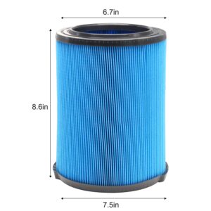 2 Pack 3-Layer VF5000 Replacement Filter for Ridgid 5-20 Gallon Wet Dry Vacuums, fits RV2400A RV2400HF RV2600B WD06700 WD0671 WD0671EX0 WD0970 WD09700 WD0970EX0 WD0970M0 WD1270 WD1450 WD1680 WD1851