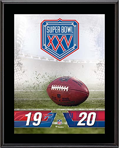 New York Giants vs. Buffalo Bills Super Bowl XXV 10.5" x 13" Sublimated Plaque - NFL Team Plaques and Collages