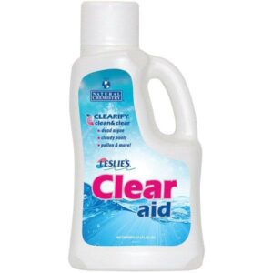 leslie's clear aid swimming pool water clarifier - 2 liters