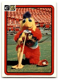1983 donruss #645 the chicken nm-mt san diego padres baseball