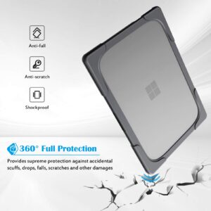 ProCase Protective Case for 15" Microsoft Surface Laptop 5/4/3, Heavy Duty Slim Hard Shell Cover with Foldable Kickstands -Grey