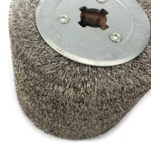 SIGNI Stainless Steel Wire Drawing Wheel for Wood and Metal Surface polishing Grinding Rust Removal