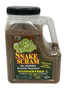 epic 02100 snake scram all natural grandular repellent - 5.5-lbs.