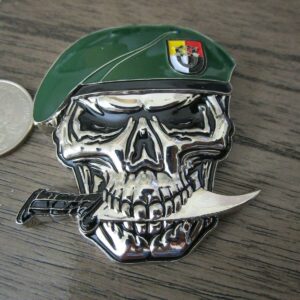 United States Army Special Forces Group Green Berets Creed 3rd SFG (A) Reapers Skull Challenge Coin