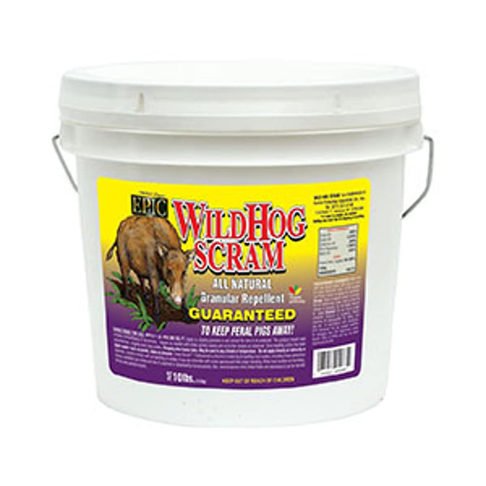 Epic 02118 Wild Hog Repellent Granular Bucket - 10-Lbs