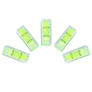 5pcs mini level-mini bubble spirit level small square quality measuring instruments small levels layout tools for picture hanging(15×15×40mm)