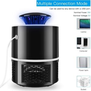 MiüONG Indoor Insect Trap Bug Zapper Mosquito Killer Fruit Fly Trap: Fruit Fly, Bug, Gnat, Insect Killer (Blue)