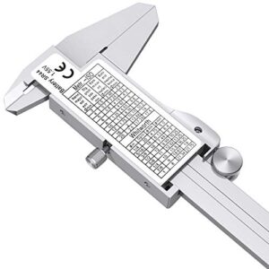 Neoteck 8 inch Digital Caliper and Feeler Gauge Set, Stainless Steel Electronic Vernier Caliper Measuring Tool Fractions/Inch/Metric Conversion Large LCD Screen